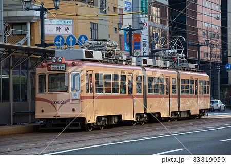 広島電鉄 路面電車 10 3000形 3002号 連接車 広島電鉄 路面電車 10 3000形 3002号 連接車 83819050