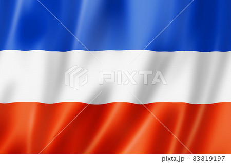 Schleswig Holstein state flag, Germany 83819197