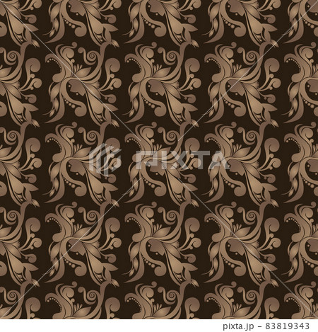 Seamless butterfly pattern vector. Abstract design. Dark background 83819343