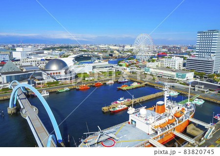 名古屋港の都市風景 愛知県名古屋市 名古屋港の都市風景 愛知県名古屋市 83820745
