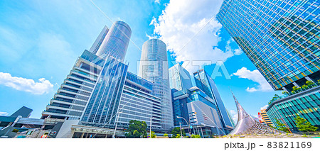 名古屋駅前の都市風景 名古屋駅前の都市風景 83821169