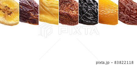 Dried fruits collage, set of candied fruits Dried fruits collage, set of candied fruits 83822118