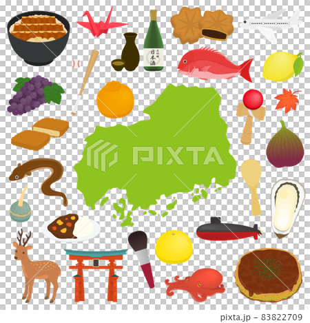 Illustration of Hiroshima (outside the map) 83822709