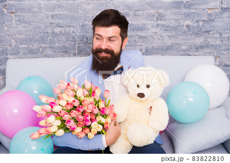 More than words. Womens day. Flower bouquet for March 8. More than words. Womens day. Flower bouquet for March 8. 83822810