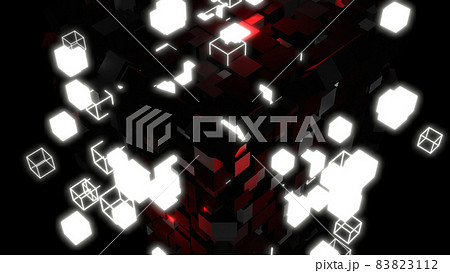 VJ キューブ リズム サイバー空間 クール ダンス [別Verあり] 83823112