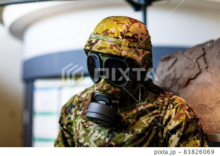 埼玉県朝霞市　陸上自衛隊広報センターりっくんランド　〇〇式個人用防護装備　 83826069