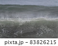 波　荒波　台風 83826215