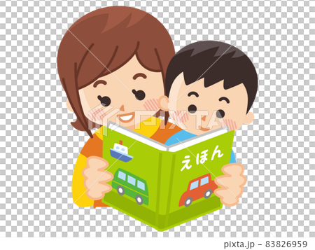 母子在看圖畫書 83826959