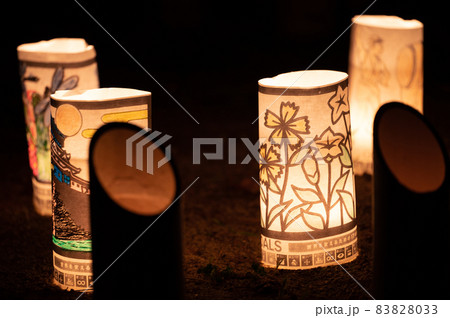 秋のイベント小倉城竹あかり2021 83828033