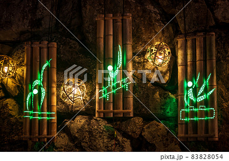 秋のイベント小倉城竹あかり2021 83828054