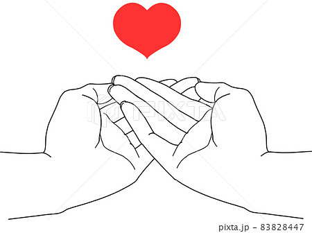手を重ねる 手を重ねる 83828447