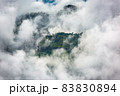 Clouds, mist, cover the mountain peaks, tropical rainforests, Thailand 83830894
