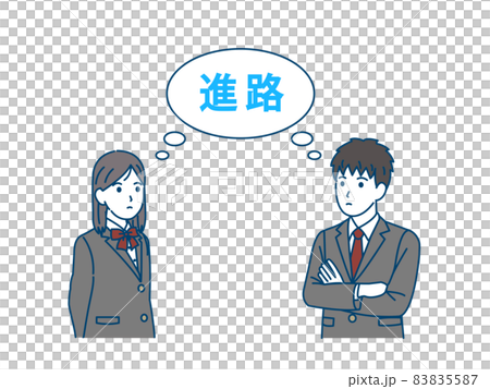 進路を考える 学生 生徒 中高生 高校生 中学生 男女 進学 就職 進路を考える 学生 生徒 中高生 高校生 中学生 男女 進学 就職 83835587