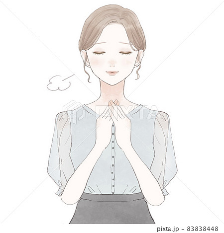 Reassuring Woman Stock Illustration 8448