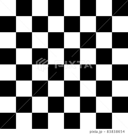 Chess abstract seamless pattern. Black and white 83838654