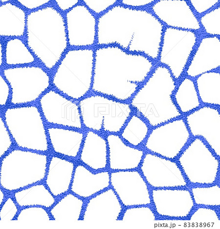 Blue metallic seamless pattern with spots giraffe. 83838967