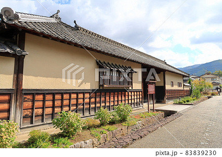 松代の城下町の景観 松代の城下町の景観 83839230