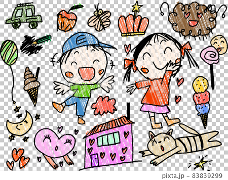 Various children's graffiti set Early childhood education kindergarten 83839299