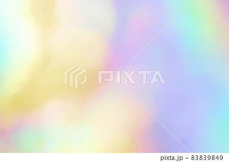 ゆるふわ虹色イメージ　(背景素材) 83839849