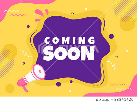 Coming Soon background Vector Illustration. Business Advertising with Sign or Label Design for Sale Serve as a Banner, Poster and Promotion Announce Card Coming Soon background Vector Illustration. Business Advertising with Sign or Label Design for Sale Serve as a Banner, Poster and Promotion Announce Card 83841426