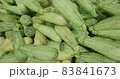 Lots of zucchini close up view. Background from vegetables 83841673