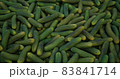 A scattering of cucumbers. Background with vegetables 83841714