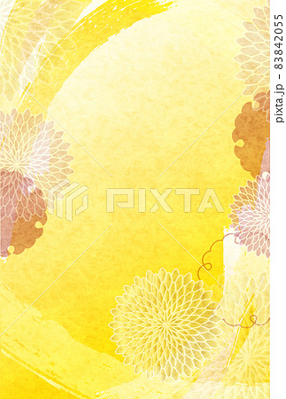 和柄 年賀状 背景のイラスト素材 8455