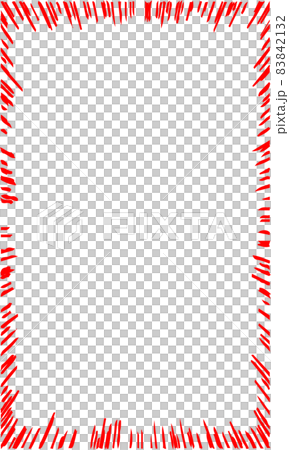 Concentrated lines with handwriting Radial cartoon Vertical rectangle 83842132