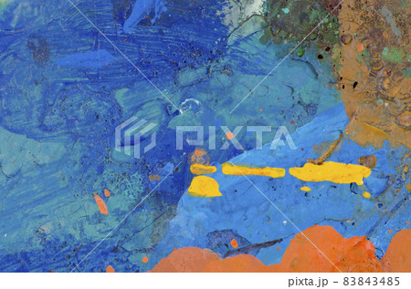 painters palette colorful background 83843485
