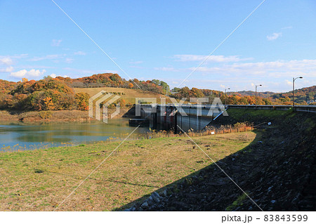 秋の四十四田ダム 83843599