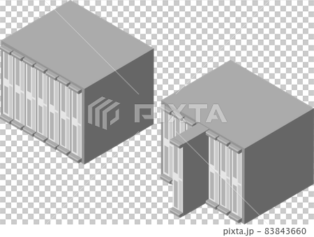 アイソメトリックなブレード型サーバー アイソメトリックなブレード型サーバー 83843660