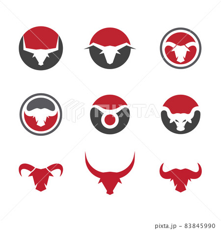 Taurus Logo Template vector icon illustration design 83845990