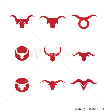Taurus Logo Template vector icon illustration design 83845991
