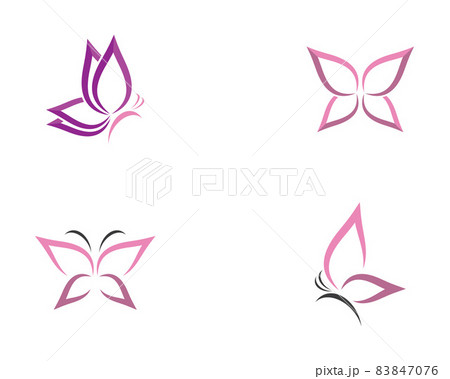 Butterfly vector icon illustration design 83847076