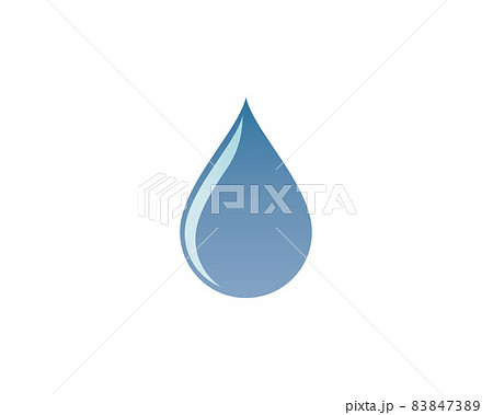 Water drop vector icon illustration Water drop vector icon illustration 83847389