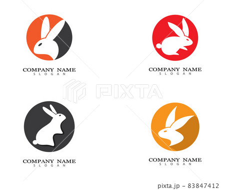 Rabbit vector icon illustration design 83847412