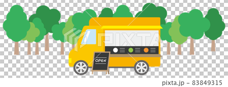 かわいいキッチンカー かわいいキッチンカー 83849315