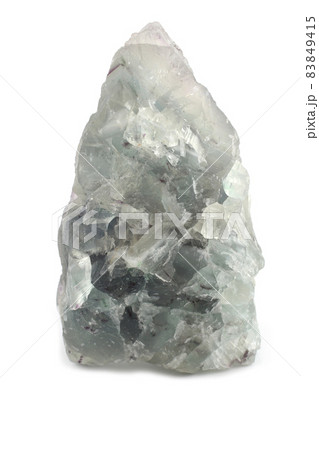 Fluorite isolated on white (CaF2) 83849415