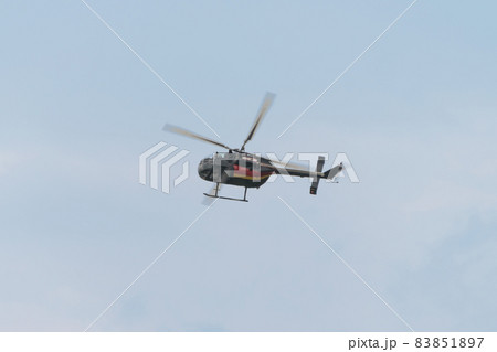 ドイツ陸軍ベルコウBo105P1Mヘリコプター旋回 ドイツ陸軍ベルコウBo105P1Mヘリコプター旋回 83851897