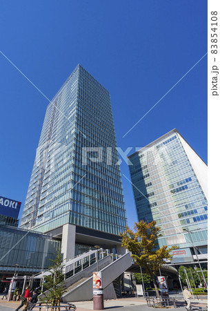 【都市景観】秋葉原駅前のビル群 83854108