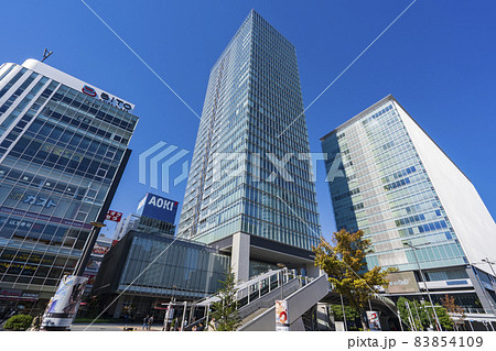 【都市景観】秋葉原駅前のビル群 【都市景観】秋葉原駅前のビル群 83854109