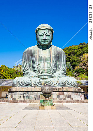 鎌倉大仏　高徳院　縦構図 83855488