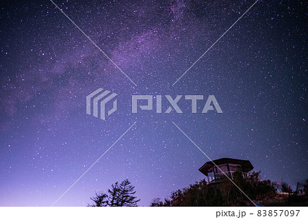 高嶺展望台の星空 高嶺展望台の星空 83857097