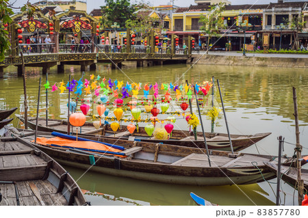 Hoi An ancient town, Vietnam. Vietnam opens to tourists again after quarantine Coronovirus COVID 19 83857780