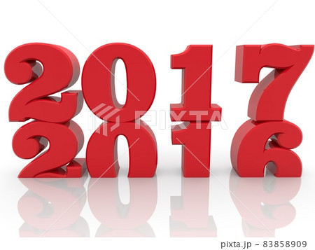 Red numbers on top of each other on white backgrounds Red numbers on top of each other on white backgrounds 83858909