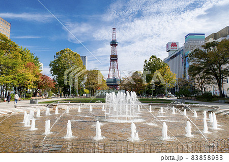 札幌 大通公園 テレビ塔【北海道】 札幌 大通公園 テレビ塔【北海道】 83858933