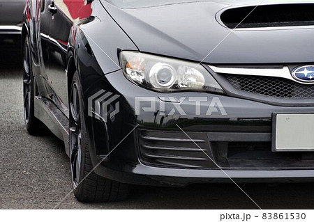 自動車イメージ スバルインプレッサWRX STiのフロントマスク 自動車イメージ スバルインプレッサWRX STiのフロントマスク 83861530