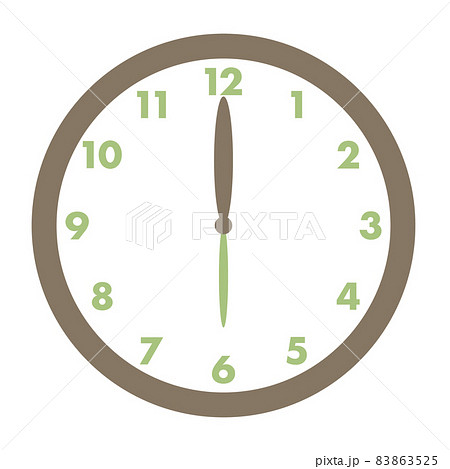 時計 6時 83863525
