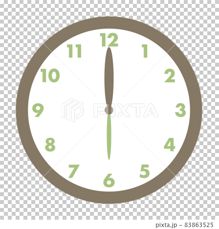 時計 6時 83863525