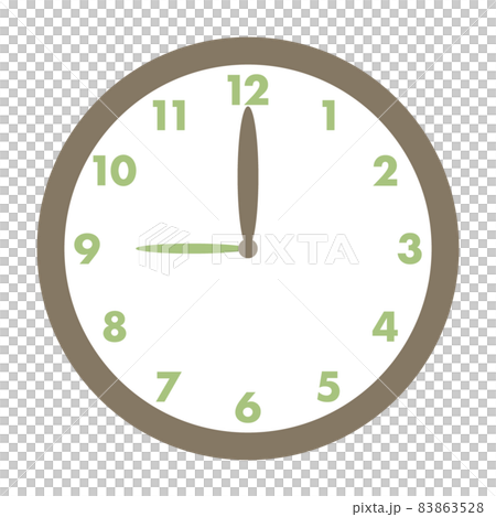 時計 9時 83863528